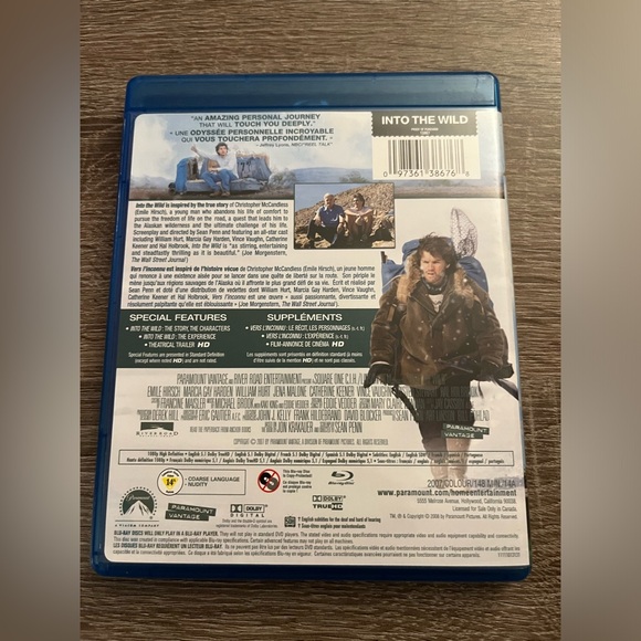 📀 3/$15 or 4/$20 📀 Into the Wild Bluray - Picture 2 of 3